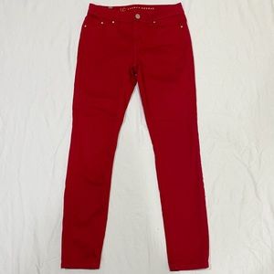 LC Lauren Conrad Skinny Jeans Red